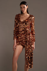 DANCE THE NIGHT AWAY SEQUIN MINI DRESS