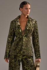 AURORA SEQUIN VELVET BLAZER
