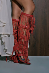 AZALEA WANG AMADEO RED SANDAL