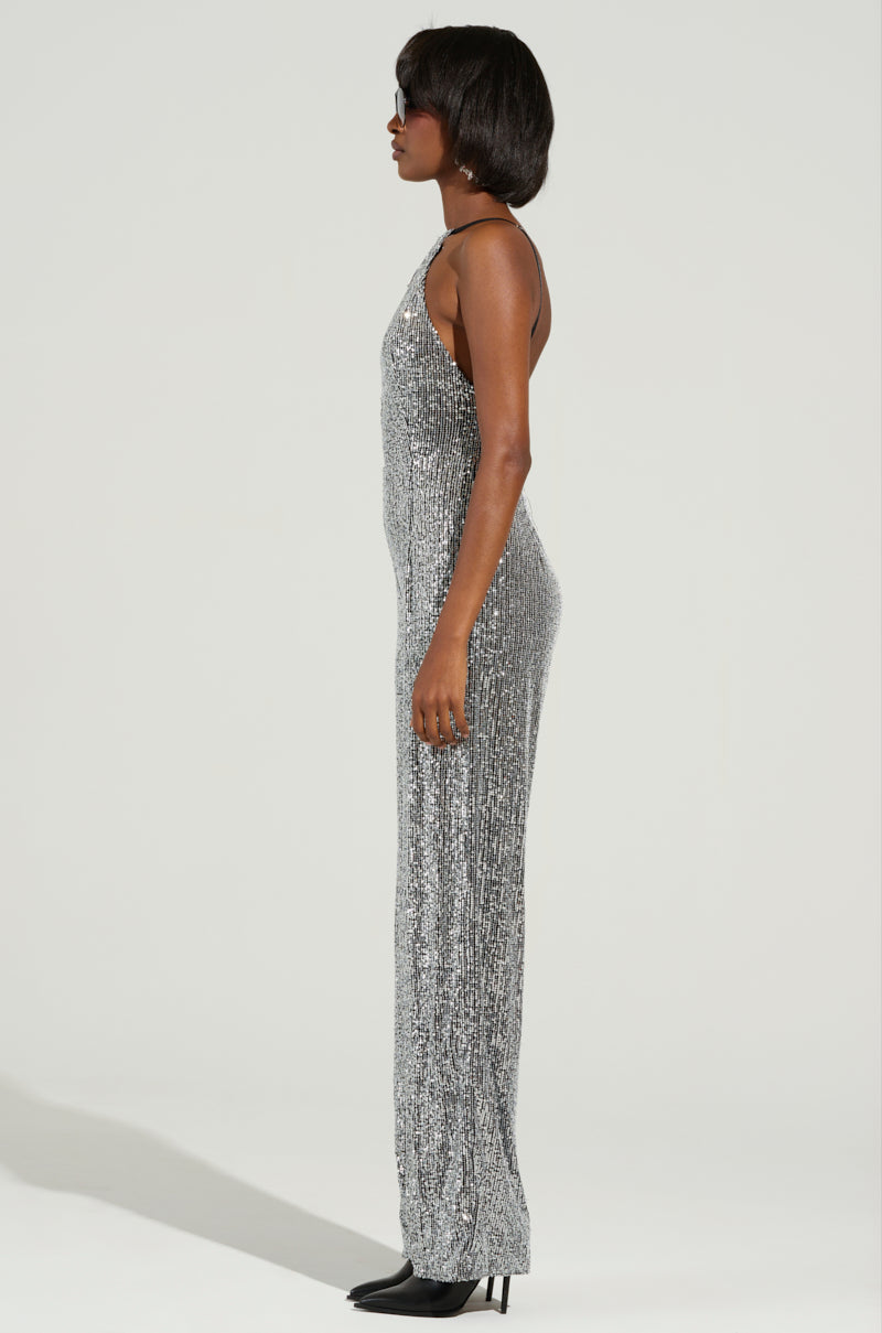 CAN'T MISS ME SEQUIN JUMPSUIT