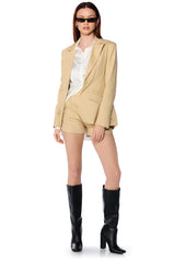 AMMO X AKIRA BIG BOOTY HIGH WAIST SHORT IN KHAKI