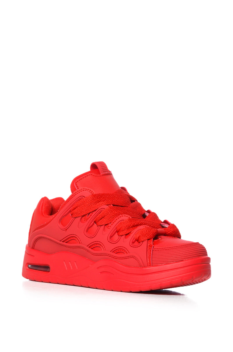 AZALEA WANG KORR RED SNEAKER