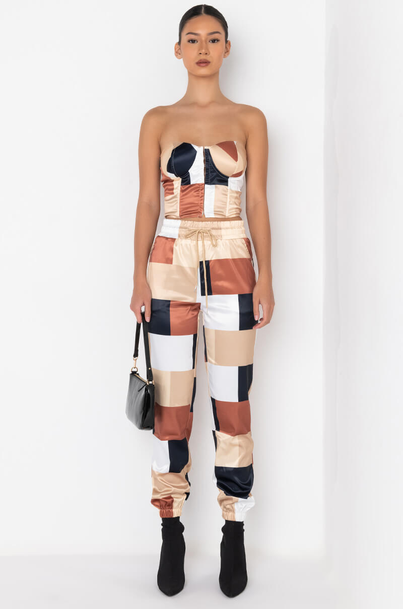 BARELY NEUTRAL BUSTIER TOP