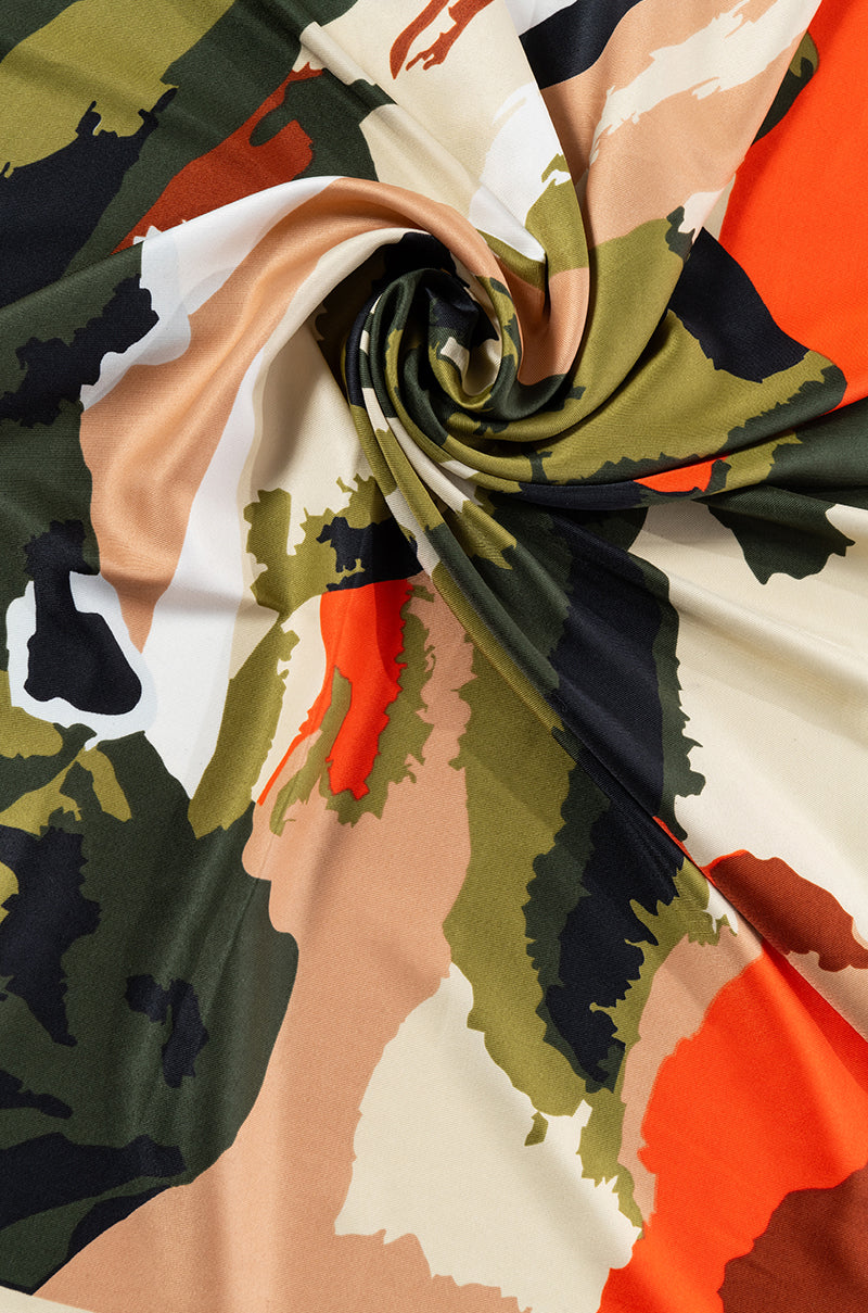 BASEL SATIN SCARF TOP COMBO