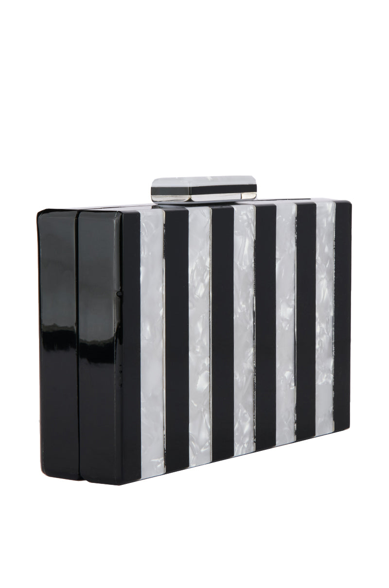 COSMOPOLITAN ACRYLIC CLUTCH